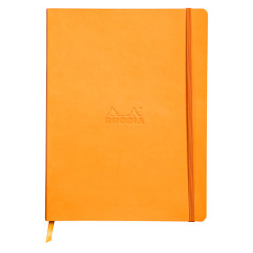 Rhodia Softcover Notebook - Large - Orange - Lined